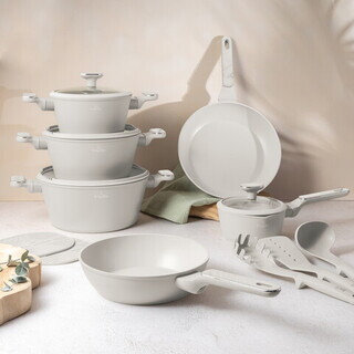Crem mat;Marmura, Set 15 piese