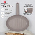 Tigaie pentru peste Berlinger Haus, Taupe, 35 cm, aluminiu forjat, taupe mat