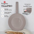 Tigaie Wok Berlinger Haus, Taupe, 28 cm, 3.2 L, aluminiu forjat, taupe mat