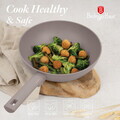 Tigaie Wok Berlinger Haus, Taupe, 28 cm, 3.2 L, aluminiu forjat, taupe mat