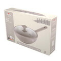 Tigaie Wok cu capac Berlinger Haus, Taupe, 28 cm, 3.2 L, aluminiu forjat, taupe mat