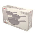 Set 3 tigai Berlinger Haus, Taupe, 20/24/28 cm, aluminiu forjat, taupe mat