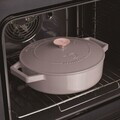 Oala cu capac Berlinger Haus, Taupe, 26 cm, 2.57 L, fonta, taupe