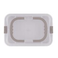 Tava cu capac Berlinger Haus, Taupe, 36.5x24.5x5.5 cm, otel carbon/plastic, taupe mat/alb