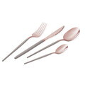 Set tacamuri 24 piese Berlinger Haus, Taupe, inox, taupe/roz