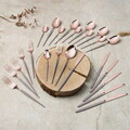 Set tacamuri 24 piese Berlinger Haus, Taupe, inox, taupe/roz