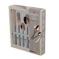Set tacamuri 24 piese Berlinger Haus, Taupe, inox, taupe/roz