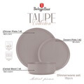 Serviciu de masa 18 piese Berlinger Haus, Taupe, ceramica, taupe mat