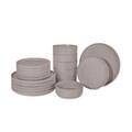 Serviciu de masa 18 piese Berlinger Haus, Taupe, ceramica, taupe mat