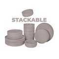 Serviciu de masa 18 piese Berlinger Haus, Taupe, ceramica, taupe mat