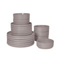 Serviciu de masa 18 piese Berlinger Haus, Taupe, ceramica, taupe mat