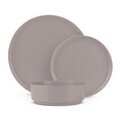 Serviciu de masa 18 piese Berlinger Haus, Taupe, ceramica, taupe mat