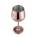 Set 2 pahare pentru vin Berlinger Haus, Taupe/Rose, 550 ml, inox 18/10, roz