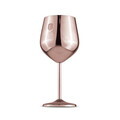 Set 2 pahare pentru vin Berlinger Haus, Taupe/Rose, 550 ml, inox 18/10, roz