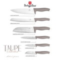 Set 6 cutite Berlinger Haus, Taupe, inox, taupe mat