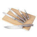 Set 5 cutite cu tocator Berlinger Haus, Taupe, inox/bambus, taupe mat/natur
