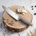 Set 5 cutite cu suport rotund Berlinger Haus, Taupe, inox/bambus, taupe mat/natur