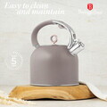 Ceainic Berlinger Haus, Taupe, 3 L, inox 18/10, taupe mat/argintiu