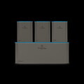 Set cutie pentru paine si 3 recipiente Berlinger Haus, Taupe, 33x18x12 cm, otel carbon, taupe mat/natur