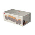 Set cutie pentru paine si 3 recipiente Berlinger Haus, Taupe, 33x18x12 cm, otel carbon, taupe mat/natur