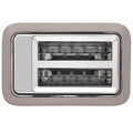 Prajitor de paine digital Berlinger Haus, Taupe, 27.8x16.6x19.1 cm, inox, taupe mat