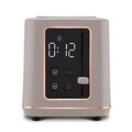 Prajitor de paine digital Berlinger Haus, Taupe, 27.8x16.6x19.1 cm, inox, taupe mat