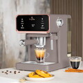 Espressor digital 3 in 1 Berlinger Haus, Taupe, 950W, 21x25.9x28 cm, inox, taupe mat