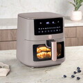 Friteuza cu aer cald si fereastra Berlinger Haus, Taupe, 38.8x30x32.4 cm, 8 L, 1650W, taupe mat