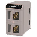 Friteuza dubla cu aer cald Berlinger Haus, Taupe, 2460W, 5.5+5.5 L, taupe mat