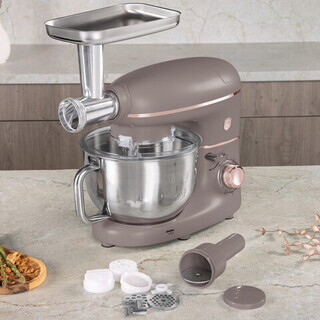 Taupe mat;Argintiu, Robot 4 in 1, 1500W