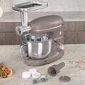 Robot de bucatarie 4 in 1 Berlinger Haus, Taupe, 1500W, inox/plastic, taupe mat/argintiu