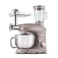 Robot de bucatarie 4 in 1 Berlinger Haus, Taupe, 1500W, inox/plastic, taupe mat/argintiu