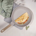Tigaie Berlinger Haus, Taupe Nordic, 28 cm, 2.4 L, aluminiu forjat, taupe mat/natur
