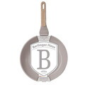 Tigaie Berlinger Haus, Taupe Nordic, 28 cm, 2.4 L, aluminiu forjat, taupe mat/natur
