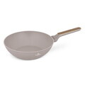 Tigaie Wok Berlinger Haus, Taupe Nordic, 28 cm, 3.5 L, aluminiu forjat, taupe mat/natur