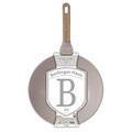 Tigaie Wok Berlinger Haus, Taupe Nordic, 28 cm, 3.5 L, aluminiu forjat, taupe mat/natur