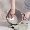 Oala cu capac Berlinger Haus, Taupe Nordic, 24 cm, 4.3 L, aluminiu forjat, taupe mat/natur