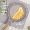 Set 3 tigai rotunde Berlinger Haus, Taupe Nordic, 20/24/28 cm, aluminiu forjat, taupe mat/natur