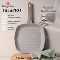 Set 3 tigai Berlinger Haus, Taupe Nordic, 20/24/28 cm, aluminiu forjat, taupe mat/natur