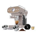 Espressor 3 in 1 Berlinger Haus, Taupe Nordic, 950W, 23x26.5x30.5 cm, inox, taupe mat/natur