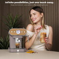 Espressor 3 in 1 Berlinger Haus, Taupe Nordic, 950W, 23x26.5x30.5 cm, inox, taupe mat/natur