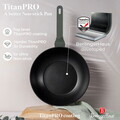 Tigaie Wok cu capac Berlinger Haus, Matte Green, 28 cm, 3.2 L, aluminiu forjat, verde mat