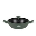 Oala cu capac Berlinger Haus, Matte Green, 30 cm, 4.5 L, aluminiu forjat, verde mat