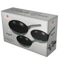 Set 3 tigai Berlinger Haus, Matte Green, 20/24/28 cm, aluminiu forjat, verde mat