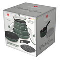 Set pentru gatit Berlinger Haus, Matte Green, 13 piese, aluminiu, verde mat