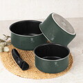 Set pentru gatit Berlinger Haus, Matte Green, 13 piese, aluminiu, verde mat