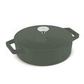 Oala cu capac Berlinger Haus, Matte Green, 26 cm, 2.57 L, fonta, verde mat