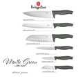 Set 6 cutite Berlinger Haus, Matte Green, inox, verde mat