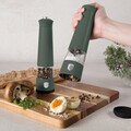 Set 2 rasnite electrice pentru sare/piper Berlinger Haus, Matte Green, plastic/ceramica, verde mat
