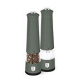 Set 2 rasnite electrice pentru sare/piper Berlinger Haus, Matte Green, plastic/ceramica, verde mat